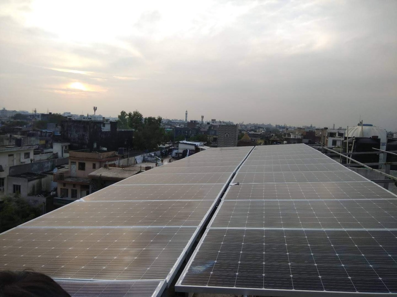 Solar installation at Ambuja Cement, Roorkee, Uttarakhand